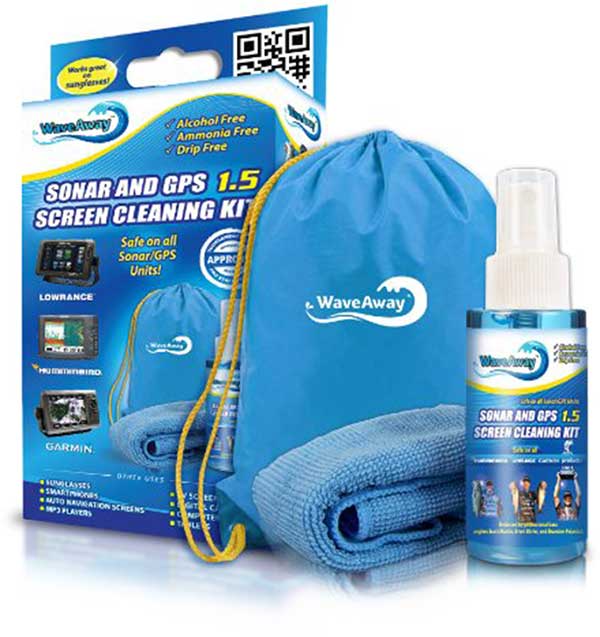 Wave Away 1.5 Sonar/GPS Screen Cleaning Kit