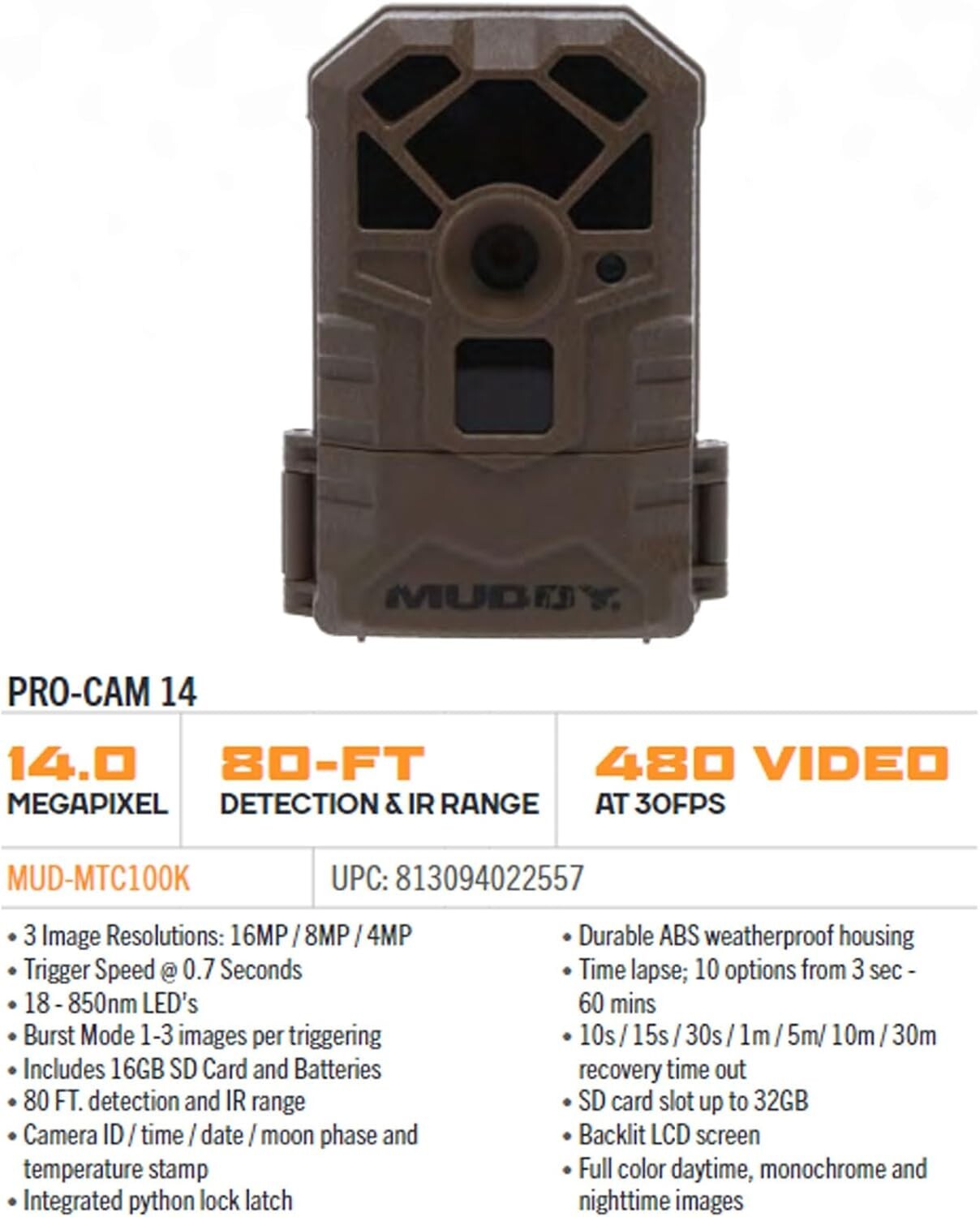 Muddy Pro Cam 14 Bundle