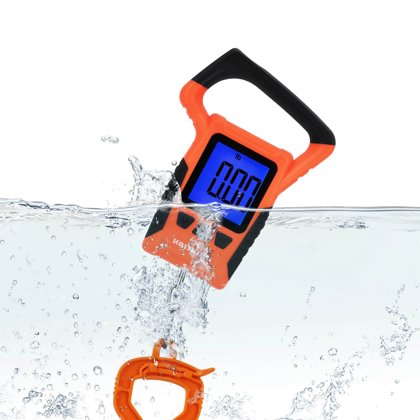 Kastking WideView Waterproof Digital Scale with Lip Gripper and Ruler 110lb