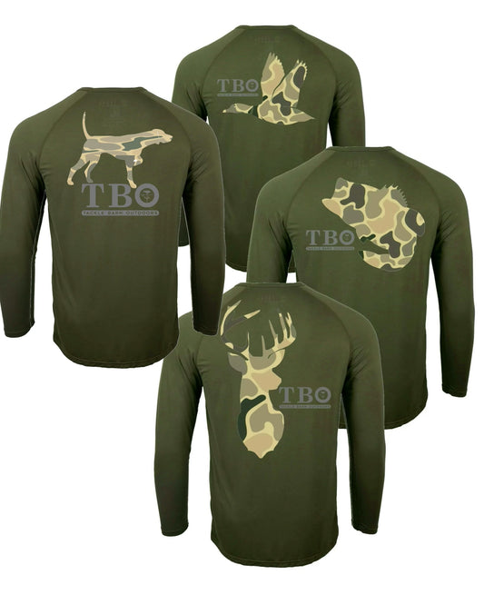 TBO Long Sleeve Duck Camo T