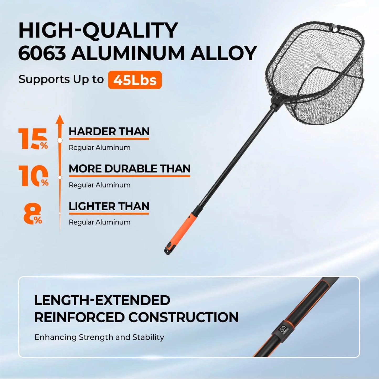 KastKing Brutus Landing Net with Boat Hook