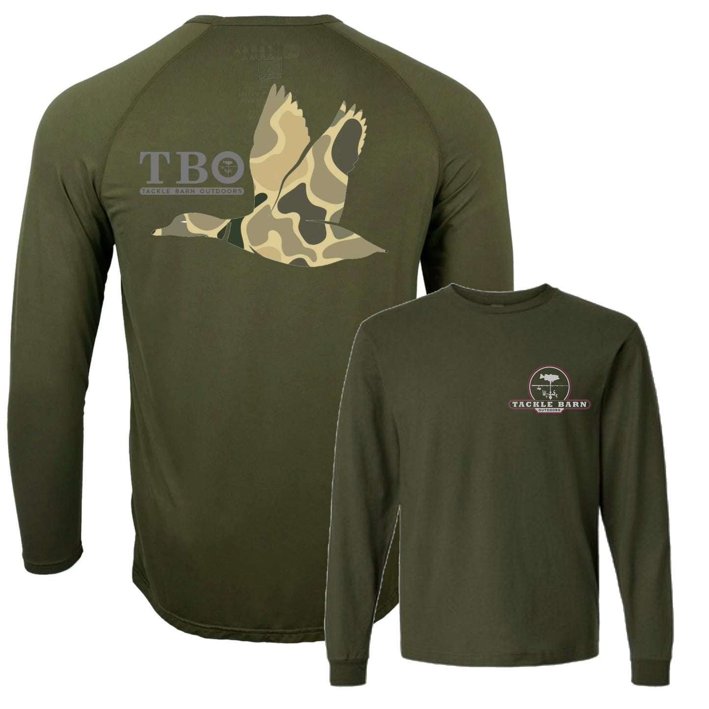 TBO Long Sleeve Duck Camo T