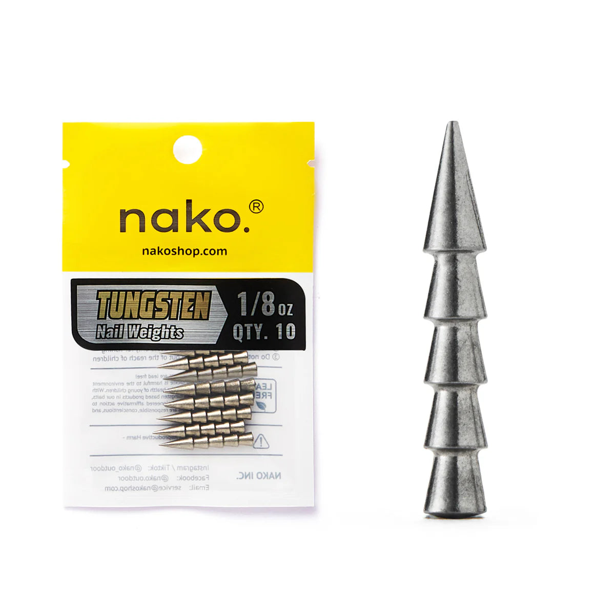 Nako Tungsten Nail Weights