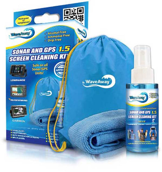 Wave Away 1.5 Sonar/GPS Screen Cleaning Kit