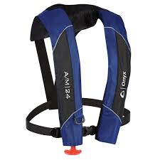 Onyx A/M-24 Infl Life Jacket Auto/Manual Blue