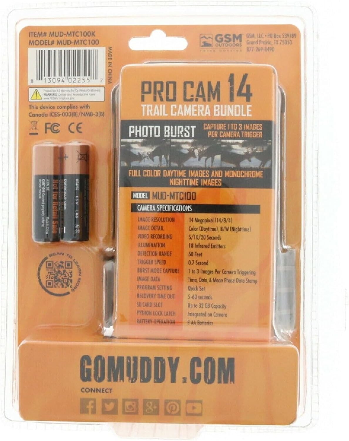 Muddy Pro Cam 14 Bundle